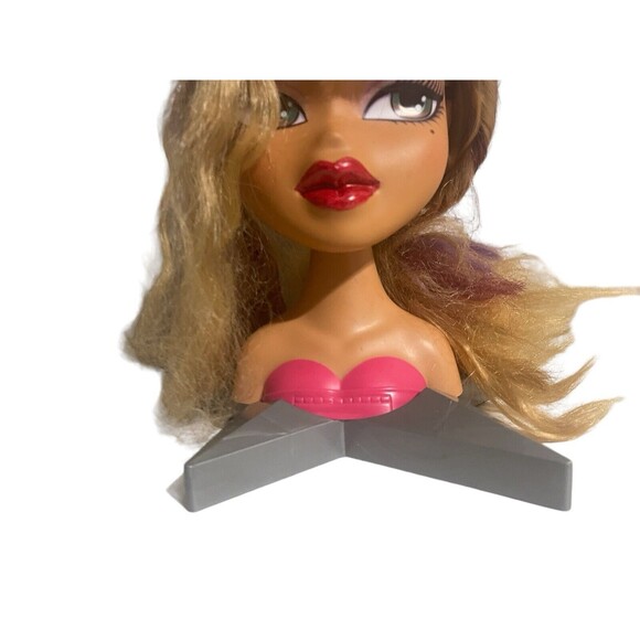Bratz TWISTY STYLE STYLING HEAD YASMIN DOLL  FUNKY FASHION MAKEOVER 2002 - Picture 12 of 14